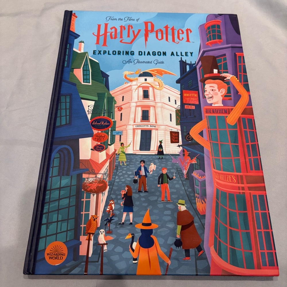 Quidditch Exploring Diagon Alley Histoy Of Magic Lot 3 Harry Potter Themed Books - Picture 2 of 10